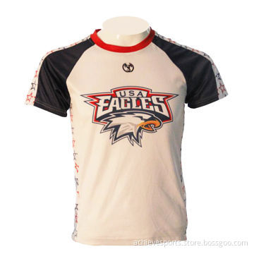 Customized team football jersey with team logo, breathable and comfortable fabric